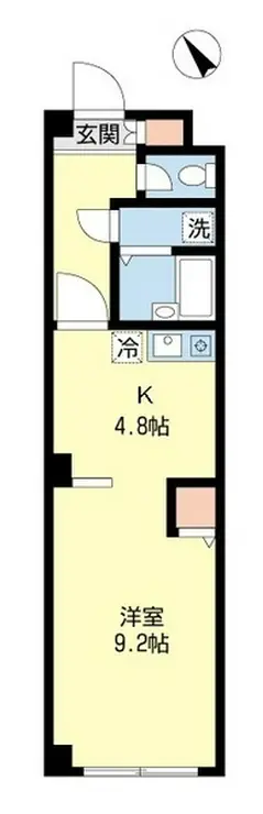 スペースアメニティ梶が谷 2階階 間取り