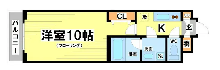 東芳ロイヤルガーデン 1階階 間取り