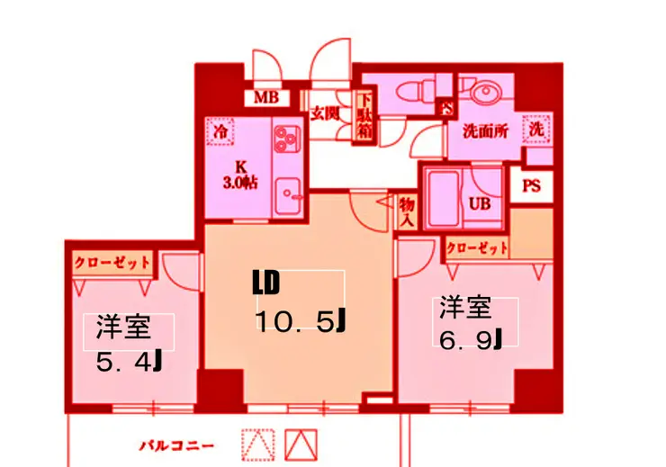 ドゥーエ横浜駅前 12階階 間取り