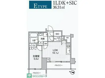 ALIVIS綾瀬(1LDK/3階)の間取り写真