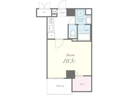 CASTAGNA FORESTA(1K/2階)の間取り写真