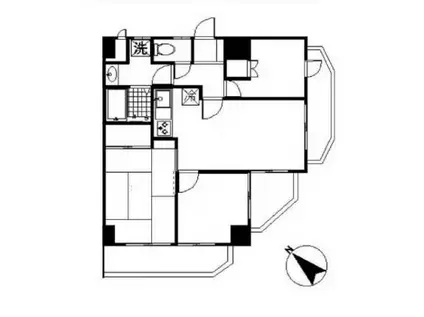 コンフォート練馬(2SLDK/6階)の間取り写真