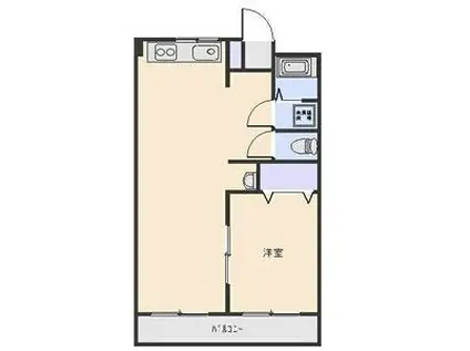 第1ヤマモリビル(1LDK/3階)の間取り写真