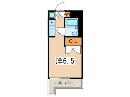 ラ・メゾン横浜(ワンルーム/1階)の間取り写真