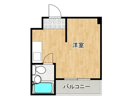 ウィン長居西(ワンルーム/4階)の間取り写真