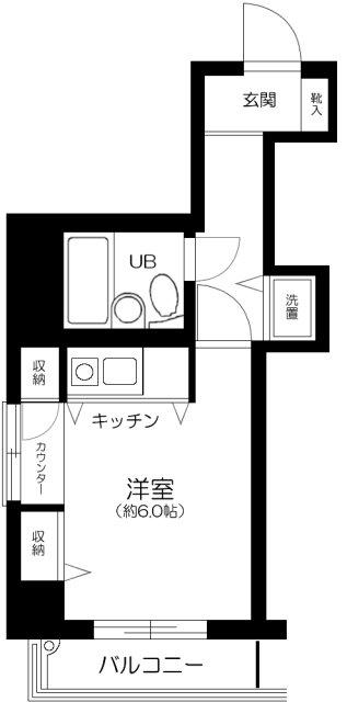 ワコーレ大森(ワンルーム/7階)の間取り写真
