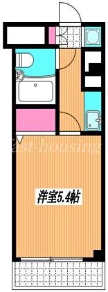 シティハイツ吉祥寺(1K/1階)の間取り写真