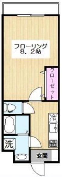 リベルテ駒込(1K/1階)の間取り写真