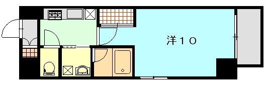 SACRA STAGE(1K/4階)の間取り写真