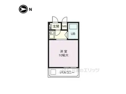 コーポ三和新大宮Ⅰ号館(ワンルーム/1階)の間取り写真