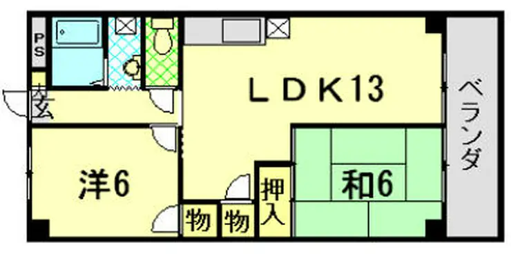 浅間台ハイホーム 3階階 間取り