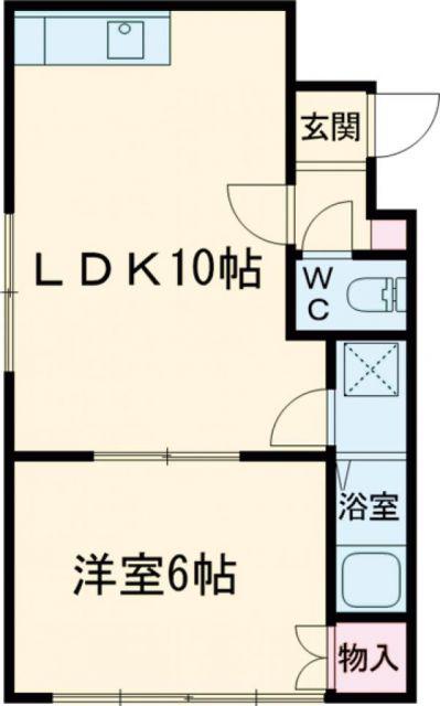 アートリウム33(1LDK/2階)の間取り写真