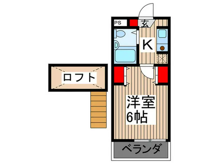 シティパレス上尾5 1階階 間取り