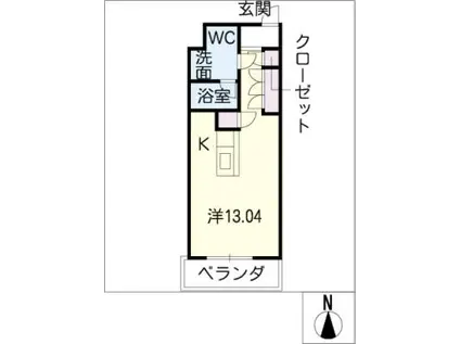 SKBUILDING-8(ワンルーム/3階)の間取り写真