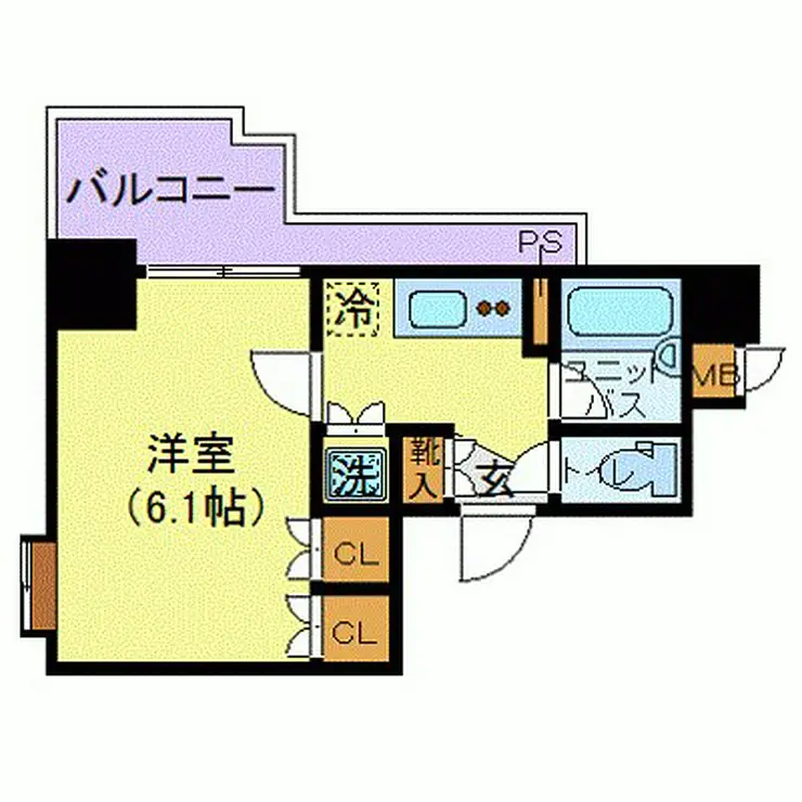 パレステュディオ渋谷ステーションフロント 14階階 間取り