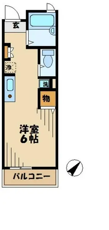 ヒルズK 3階階 間取り
