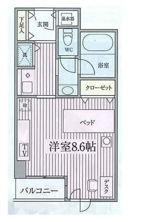 コンフォート荻窪 5階階 間取り
