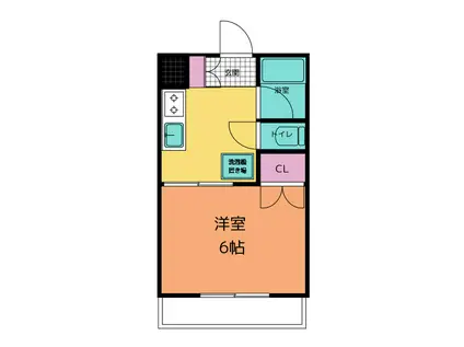 セイコウマンション(1K/3階)の間取り写真