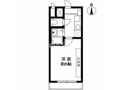 コンフォール雲井(1K/2階)の間取り写真