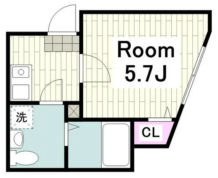 オーヴェルニュ七島町 2階階 間取り
