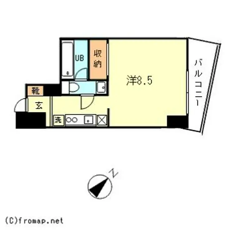 ディアニス三軒茶屋 2階階 間取り