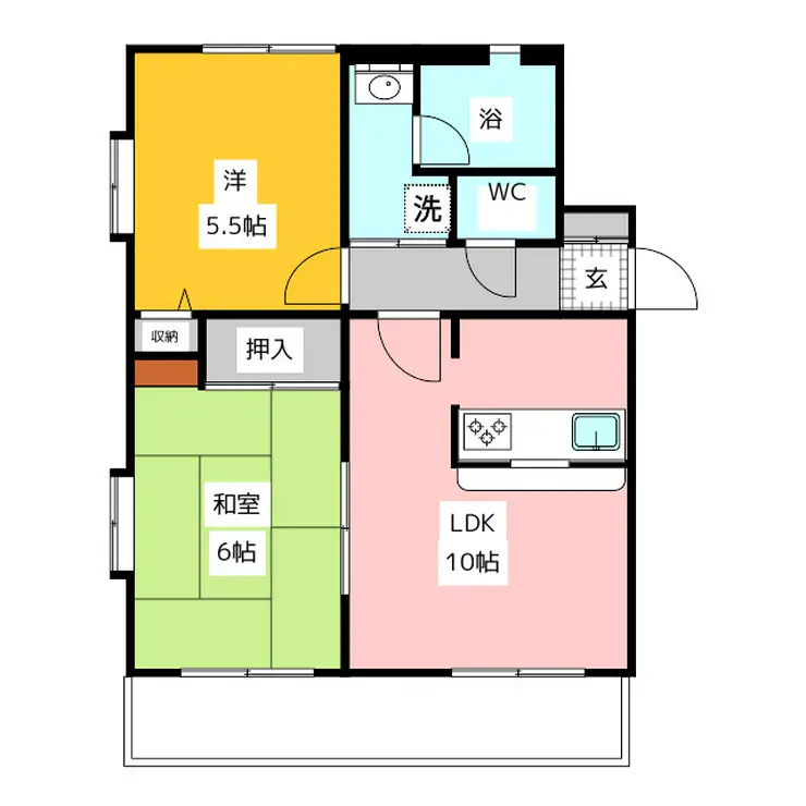 シュタインハウス 1階階 間取り