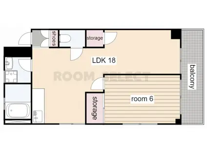 第一寺尾ビル(1LDK/3階)の間取り写真