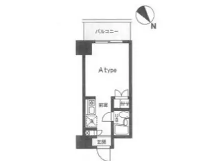 ドエル・ピュアネス(ワンルーム/3階)の間取り写真