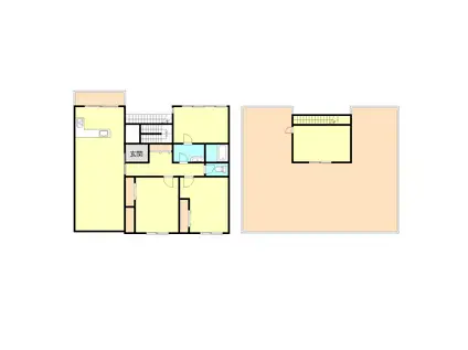 オリエントビル(4LDK/3階)の間取り写真