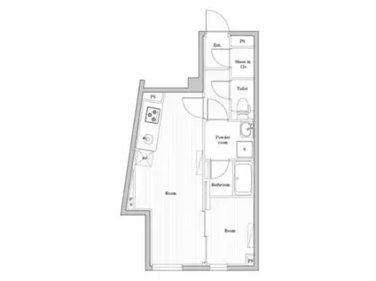 EDIT文京千石II(1LDK/1階)の間取り写真