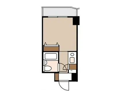 ライオンズマンション横濱大通公園第三(ワンルーム/2階)の間取り写真