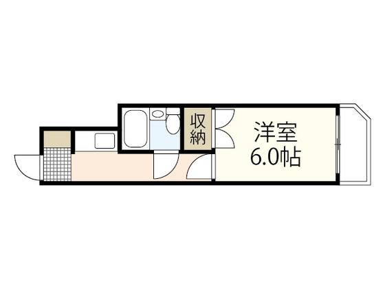 サンライフ東雲(1K/3階)の間取り写真
