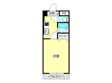 メゾン・SH(1K/1階)の間取り写真