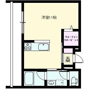シャーメゾンステージ新山口駅前 C棟(ワンルーム/2階)の間取り写真