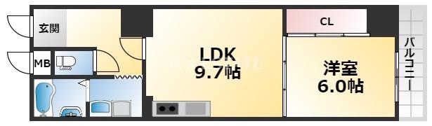 VIVE LA CINQ(1LDK/3階)の間取り写真