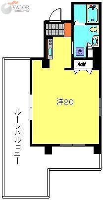 アンシャンテ(ワンルーム/5階)の間取り写真