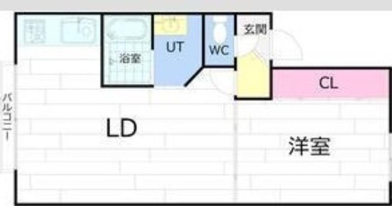 シエンツイム北光(1LDK/3階)の間取り写真