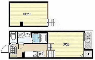 リ・アンジュ井尻(1K/1階)の間取り写真
