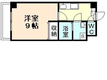 メゾンドワイズ(1K/3階)の間取り写真