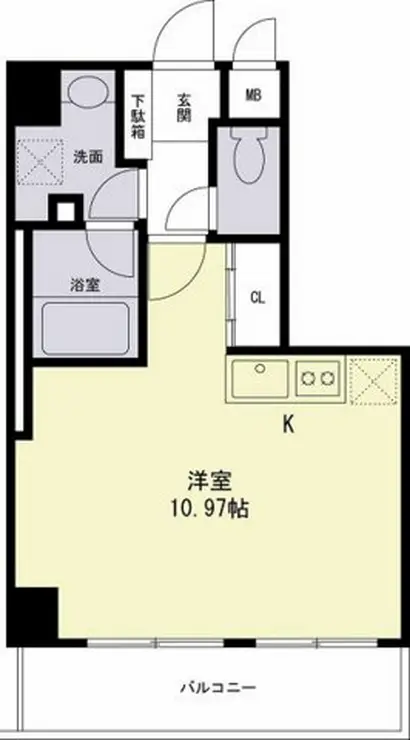 サウサリート高輪 1階階 間取り