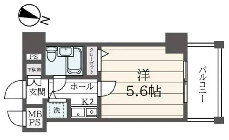 ライオンズステーションプラザ二俣川 5階階 間取り