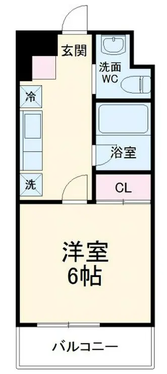 アルペジオ生田 7階階 間取り