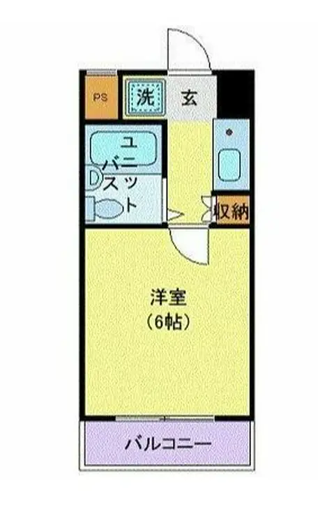 プラーズ新丸子 8階階 間取り