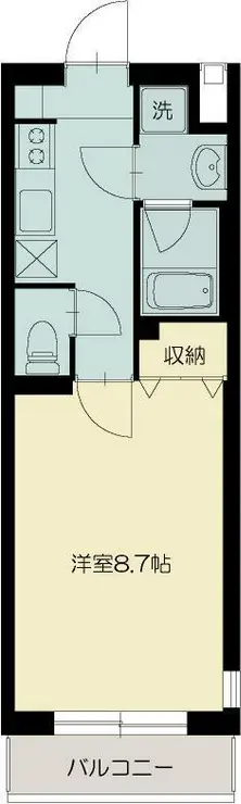 志幸38ミリオン 3階階 間取り