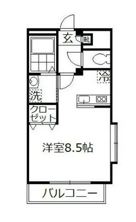 ガレットVIII 4階階 間取り