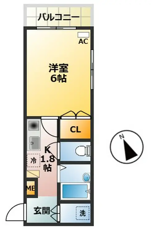 ヒルズ吉祥寺 1階階 間取り
