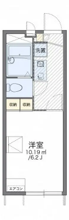 レオパレス輝跡 1階階 間取り