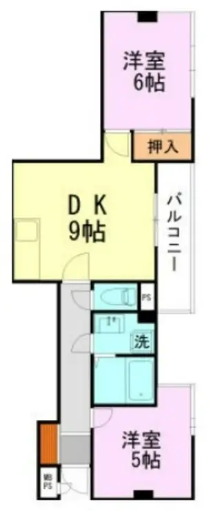 ウェーブコート 2階階 間取り