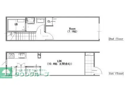 MOK-TERRCE DIMORA(1LDK/1階)の間取り写真