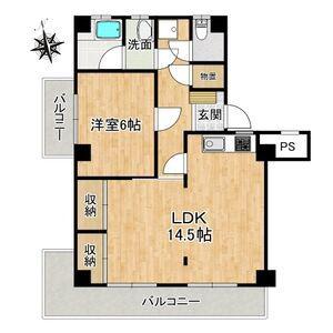 ソラリス(1LDK/2階)の間取り写真